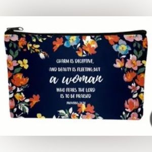 Inspirational Christian Zipper Pouch